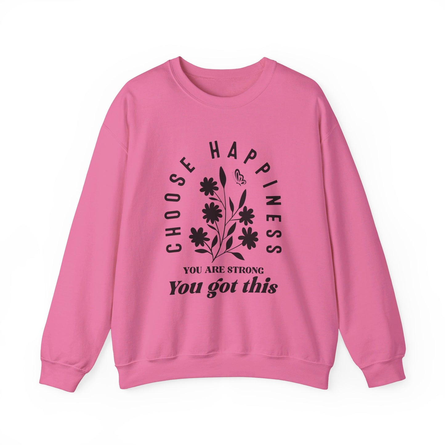 Unisex Heavy Blend™ Crewneck Sweatshirt - Choose Happiness