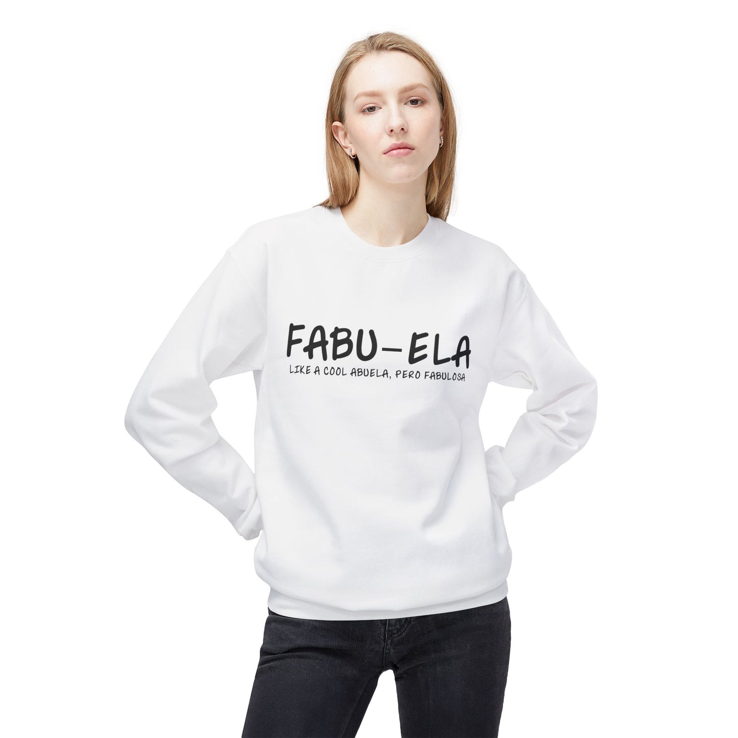 Unisex Midweight Softstyle Fleece Crewneck Sweatshirt - FABUELA