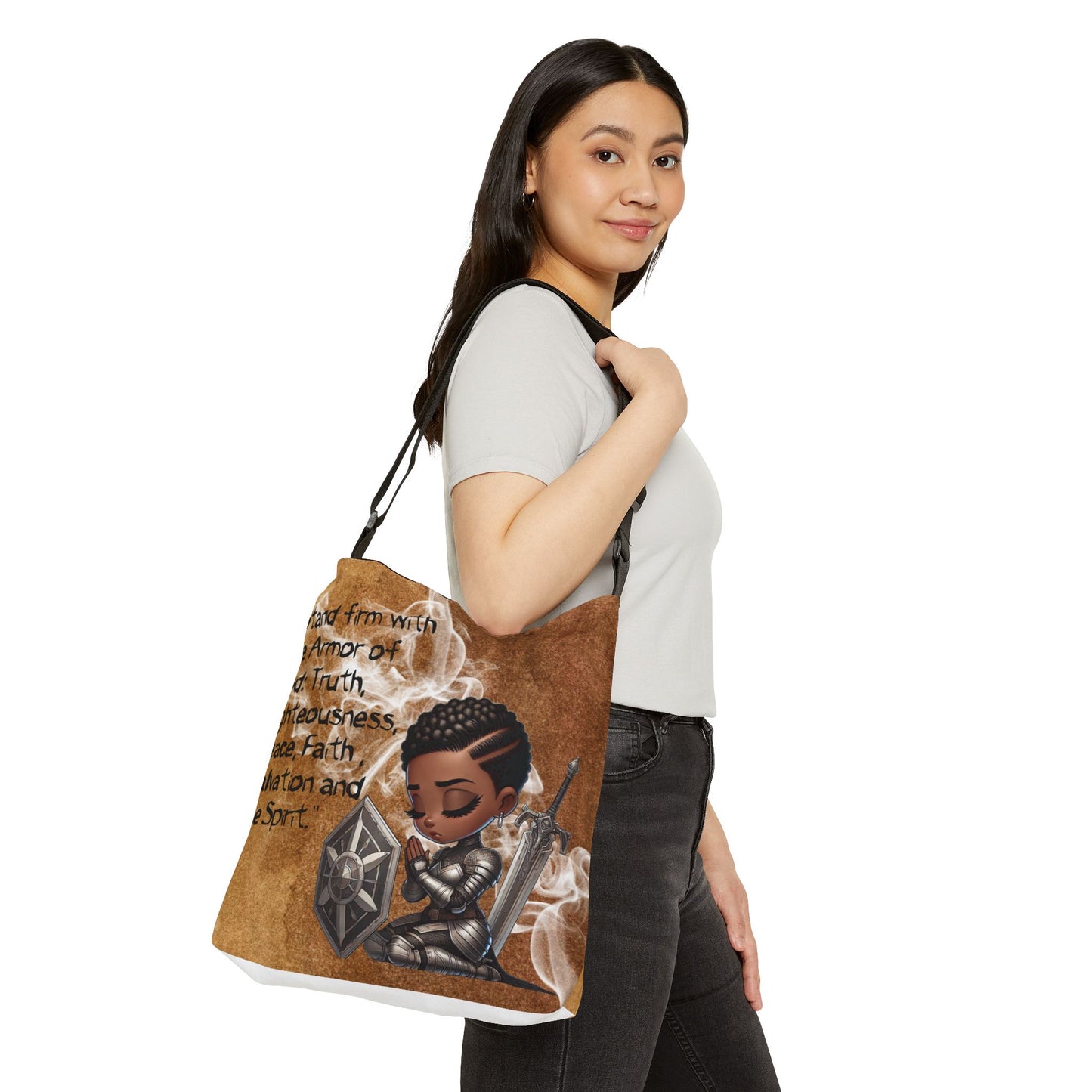 Adjustable Tote Bag  - Armor of God