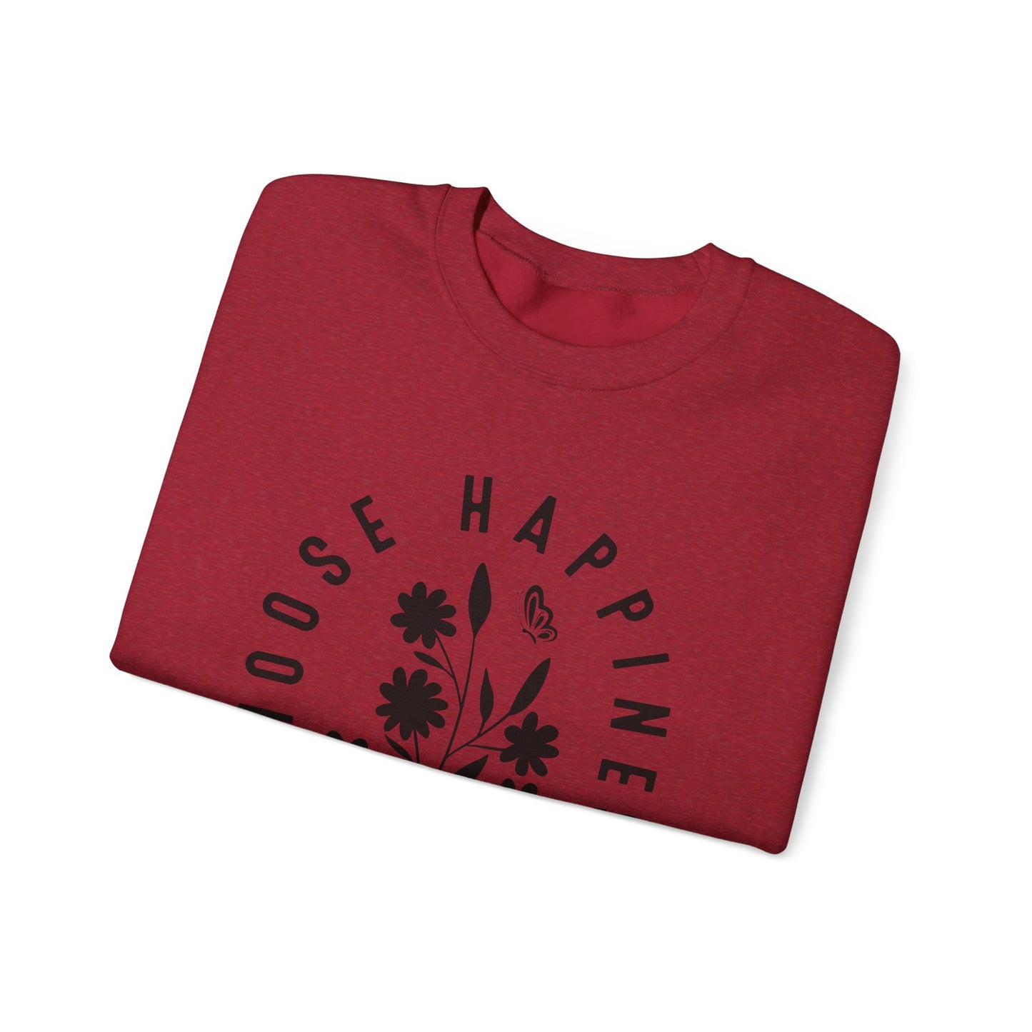 Unisex Heavy Blend™ Crewneck Sweatshirt - Choose Happiness