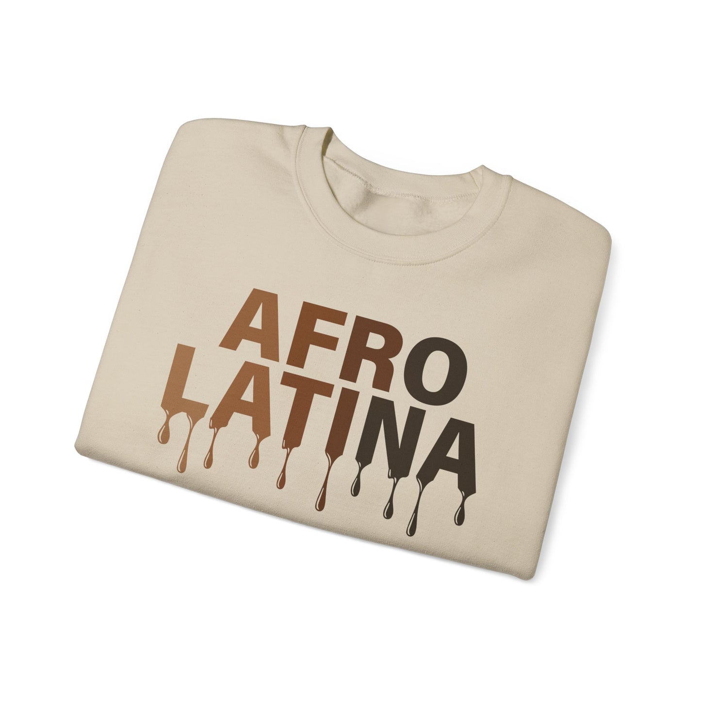 Afro Latina Pride Crewneck Sweatshirt - Unisex Heavy Blend™