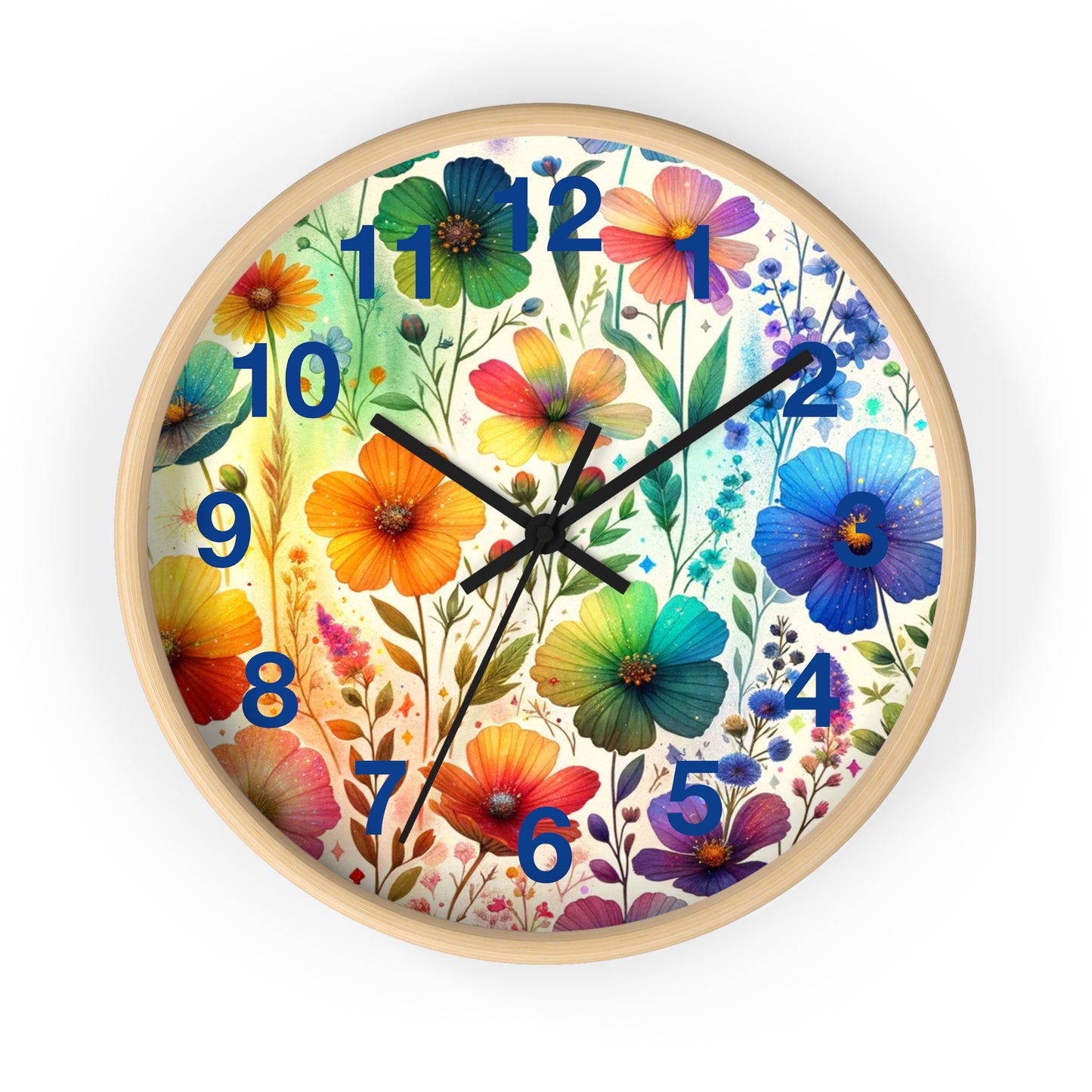 Wall Clock - FLOWERS