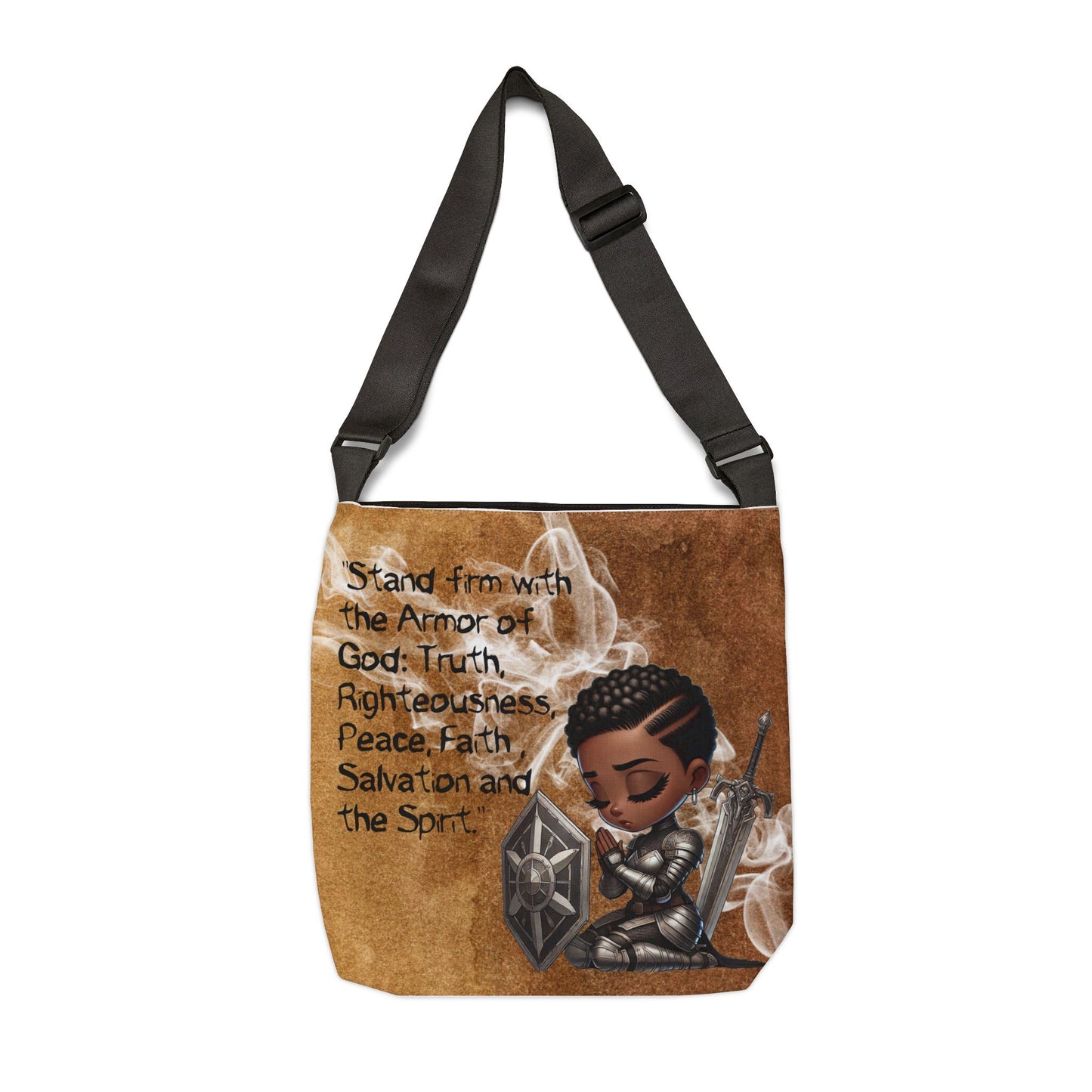 Adjustable Tote Bag  - Armor of God