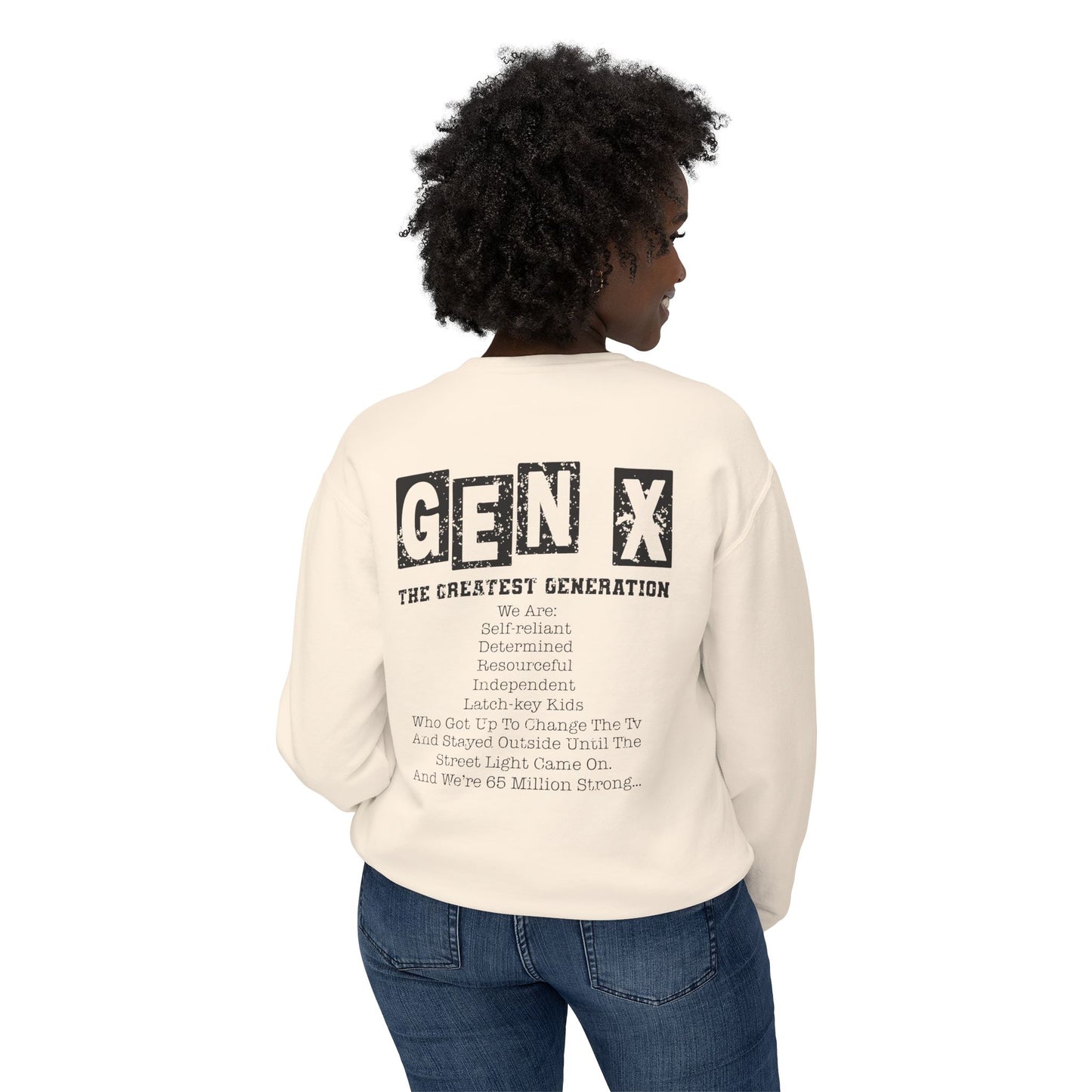 Unisex Lightweight Crewneck Sweatshirt - Gen X