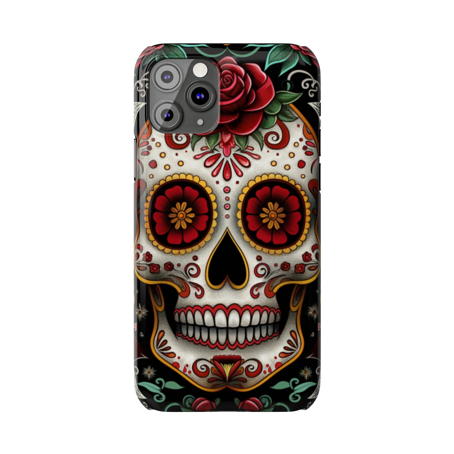 Slim Phone Cases - Sugar Skulls