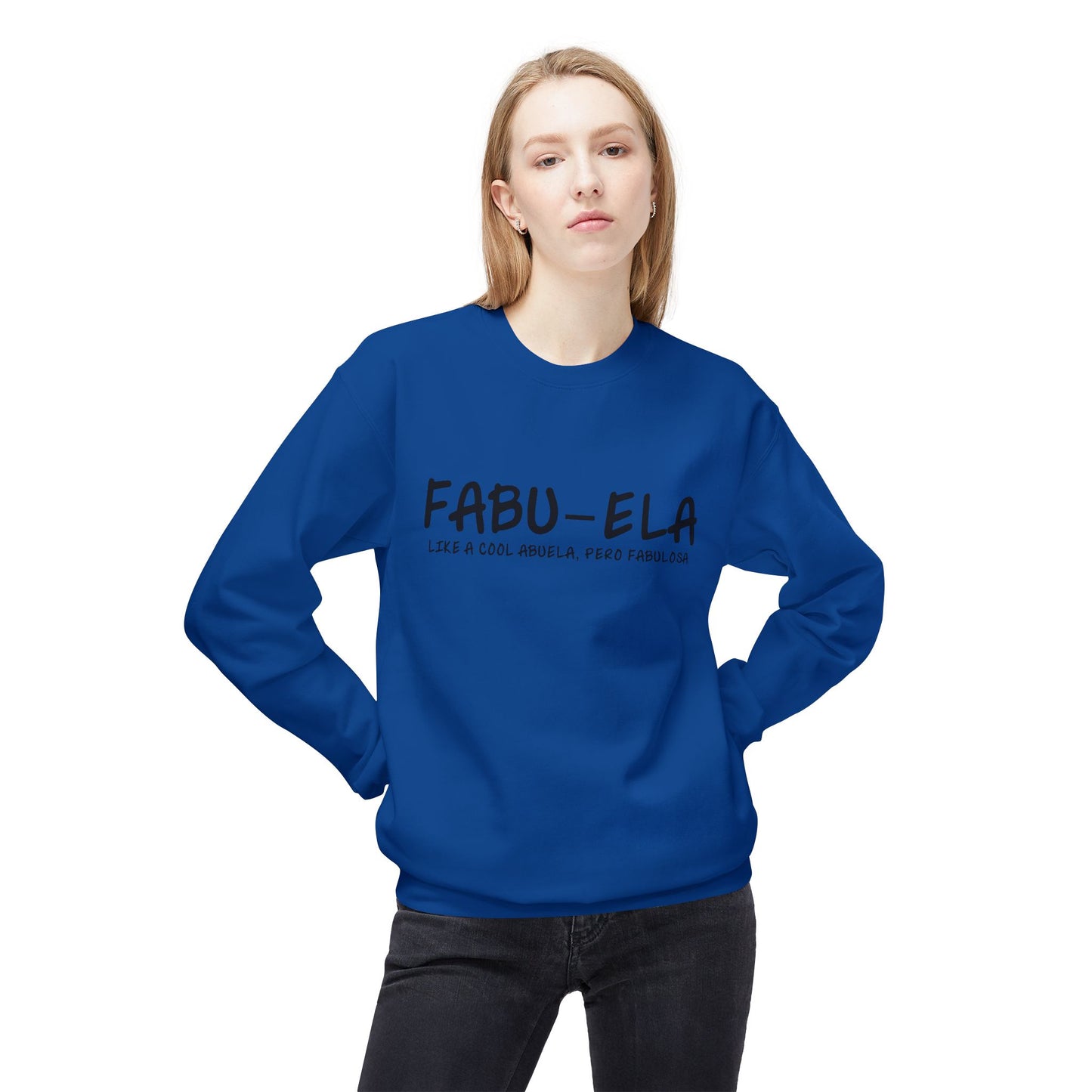 Unisex Midweight Softstyle Fleece Crewneck Sweatshirt - FABUELA