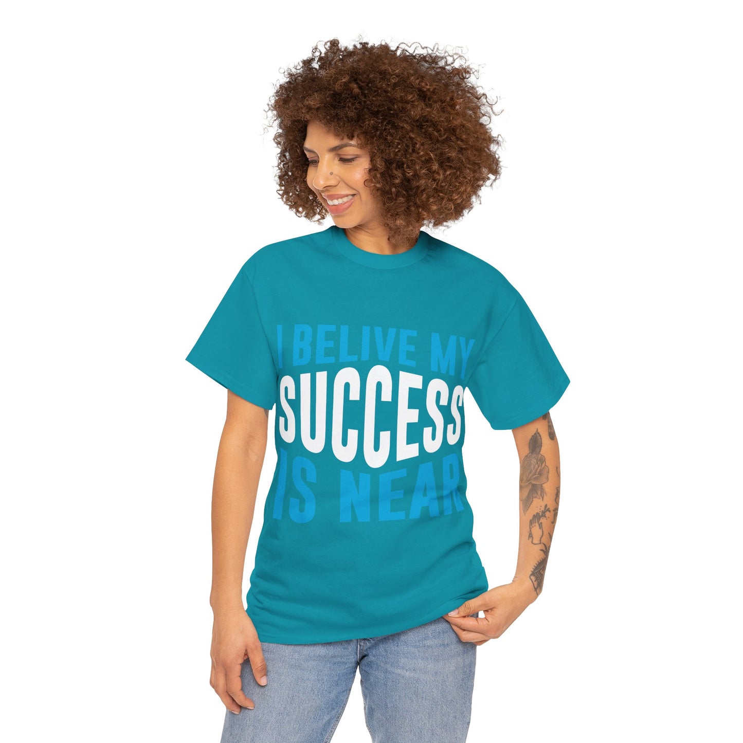 Unisex Heavy Cotton Tee - Success is Near