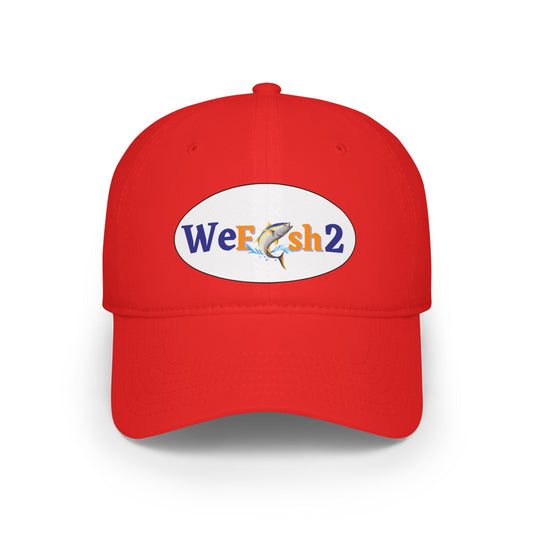 Low Profile Baseball Cap we fish 2
