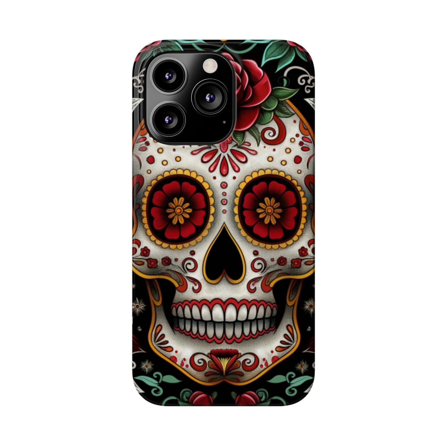 Slim Phone Cases - Sugar Skulls