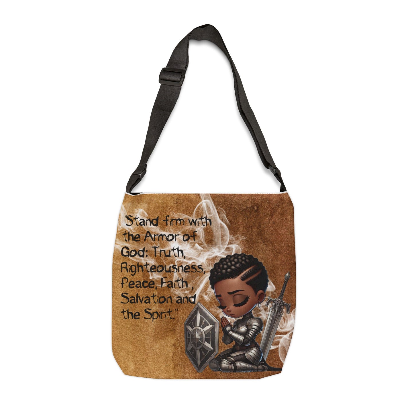 Adjustable Tote Bag  - Armor of God