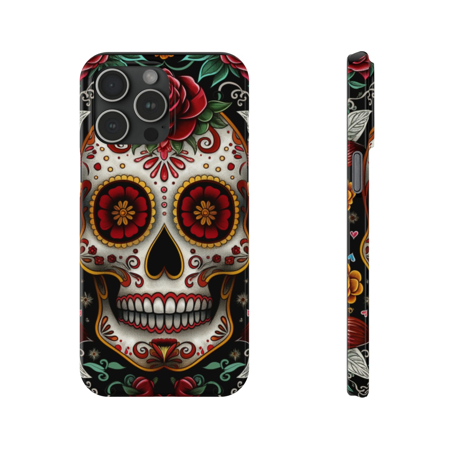 Slim Phone Cases - Sugar Skulls