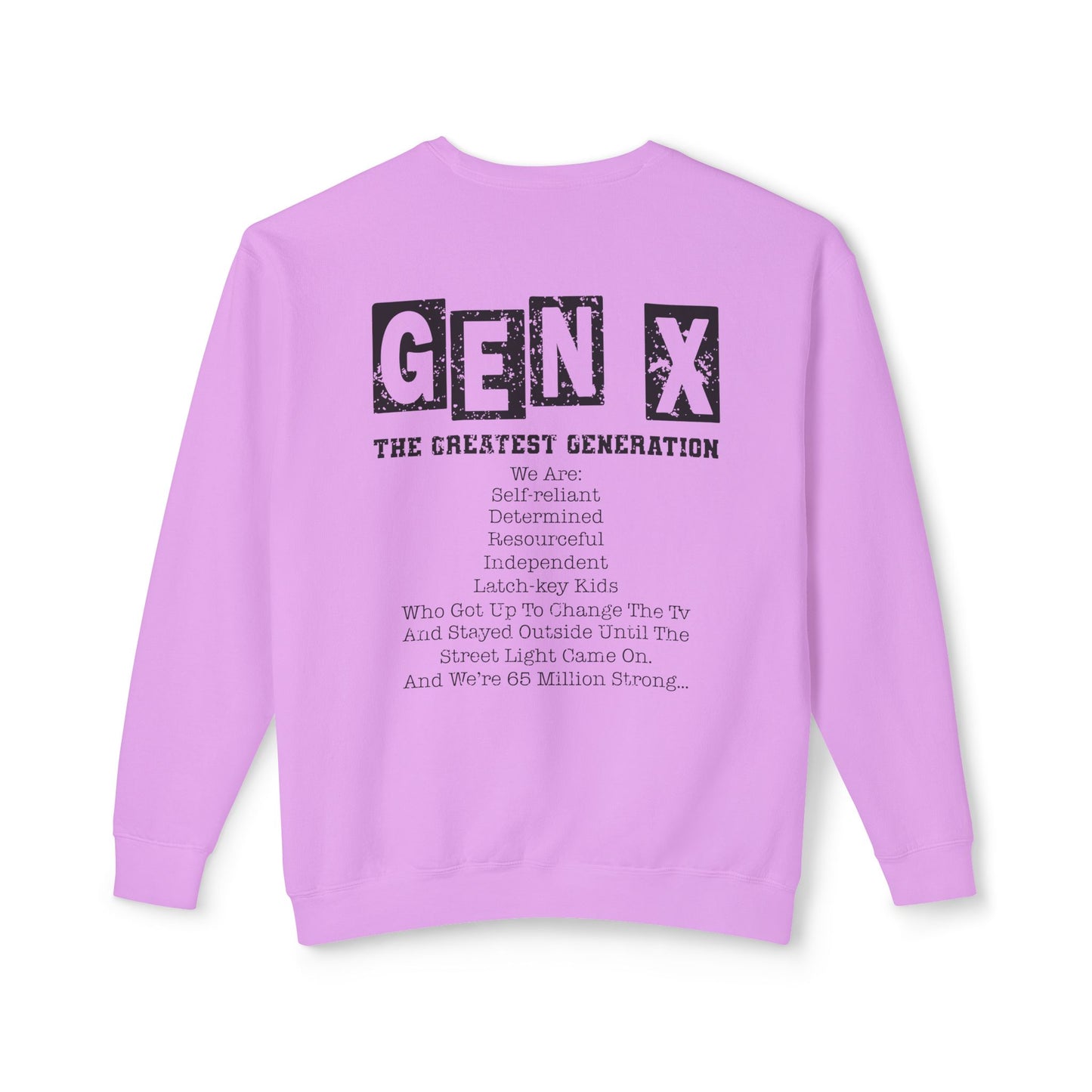 Unisex Lightweight Crewneck Sweatshirt - Gen X