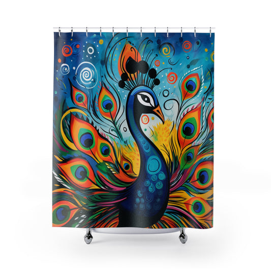 Shower Curtains - Peacock