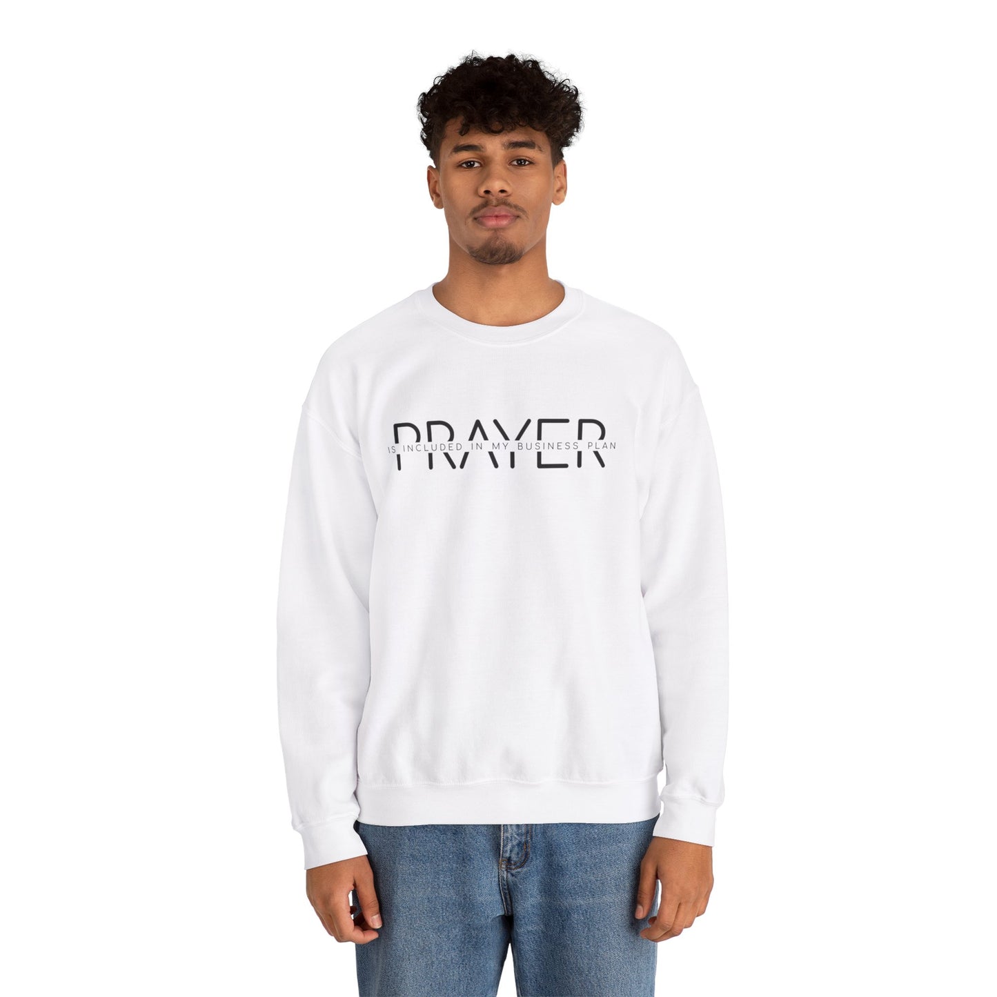 Unisex Heavy Blend™ Crewneck Sweatshirt - Prayer is included on my business plan