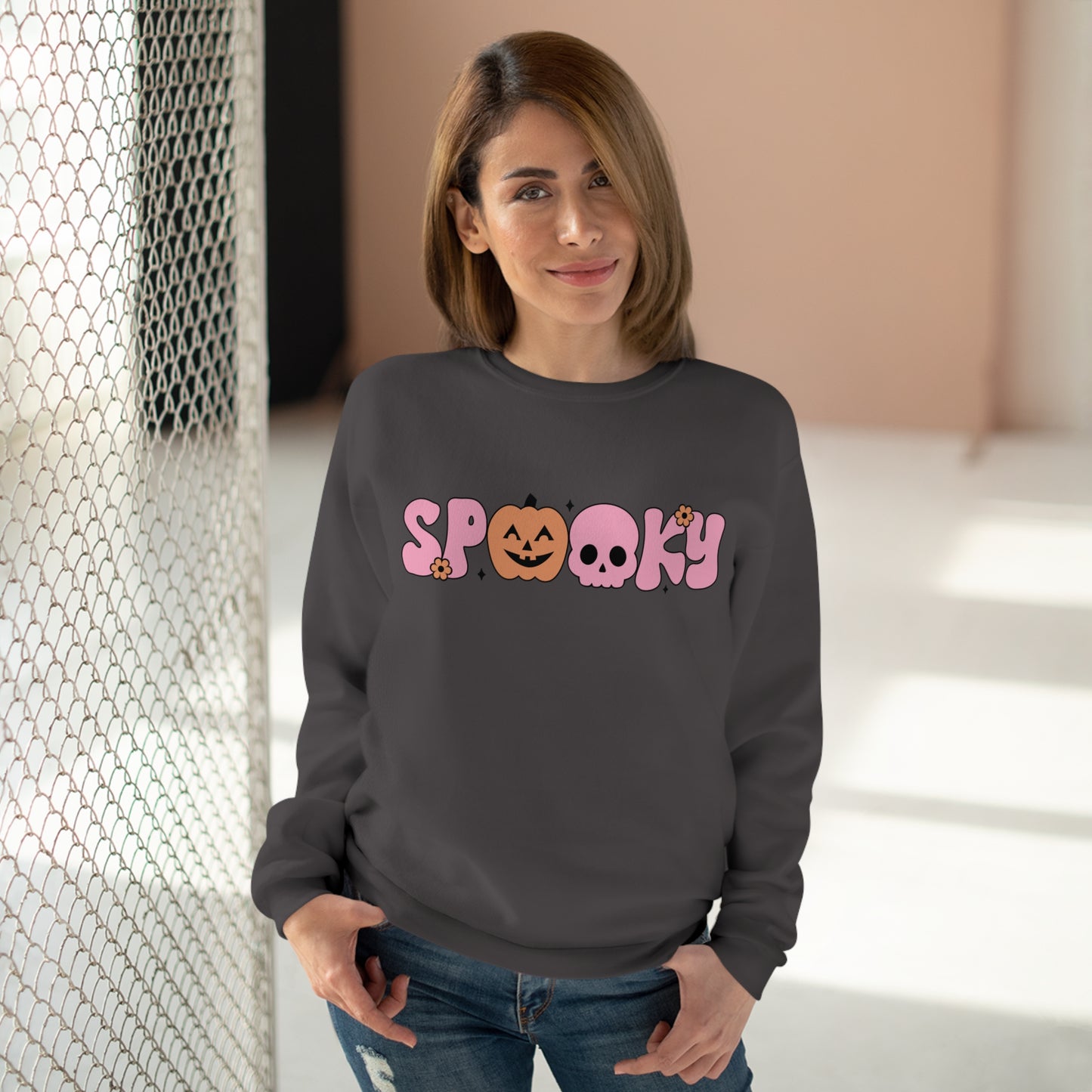 Unisex Crew Neck Sweatshirt (EU) - Spooky