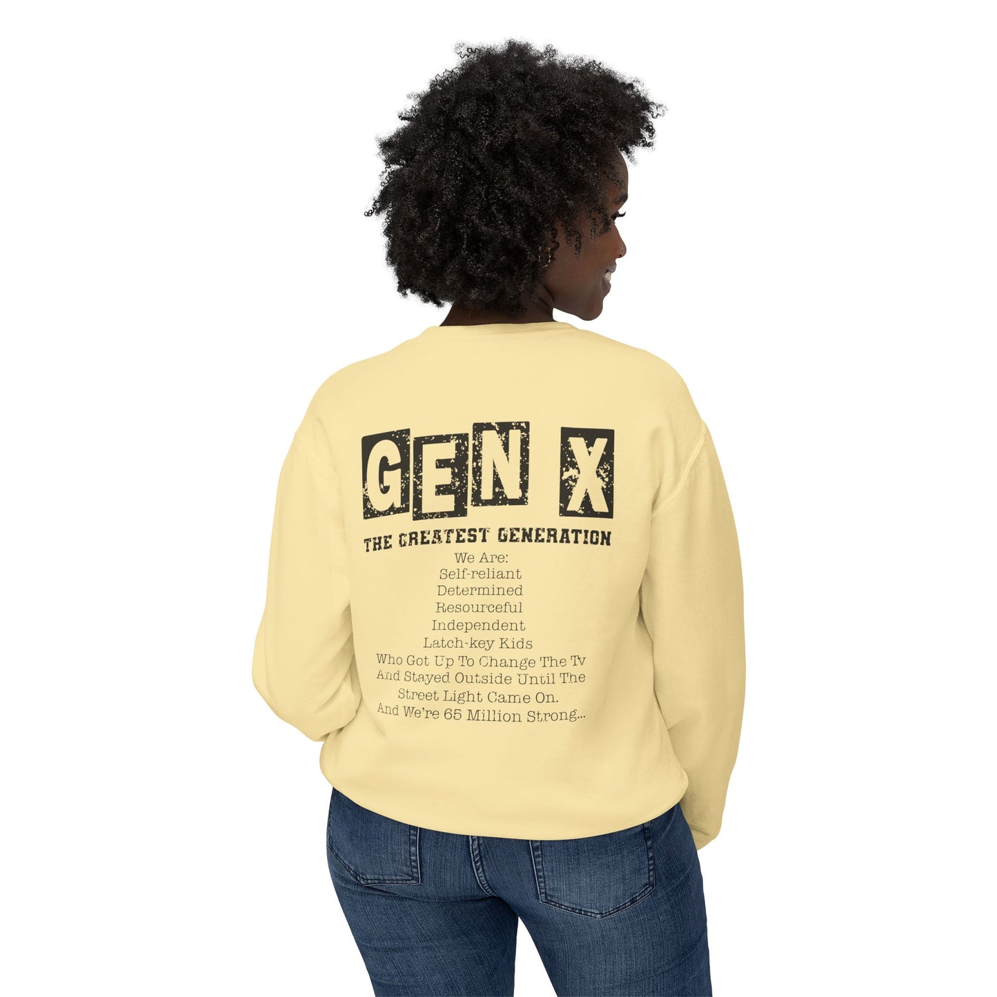 Unisex Lightweight Crewneck Sweatshirt - Gen X