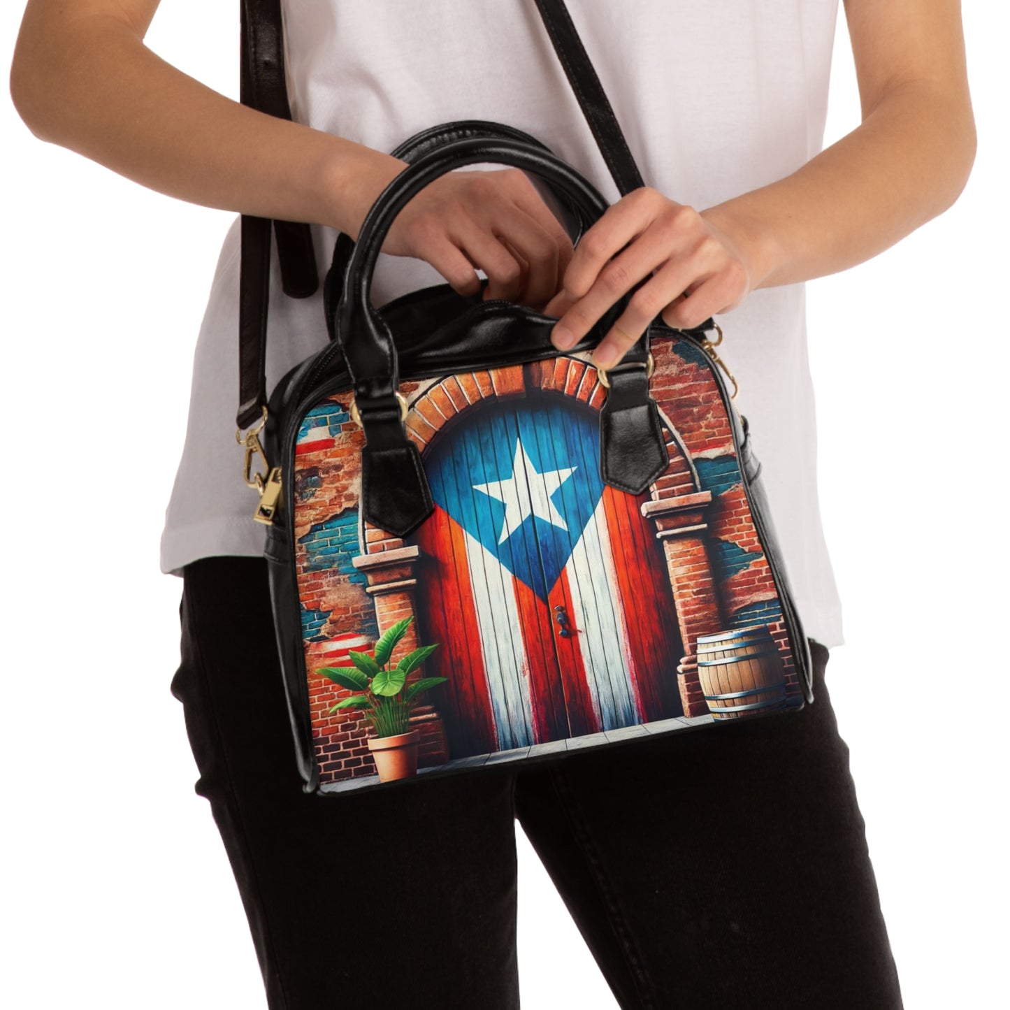 Shoulder Handbag - Puerto Rico