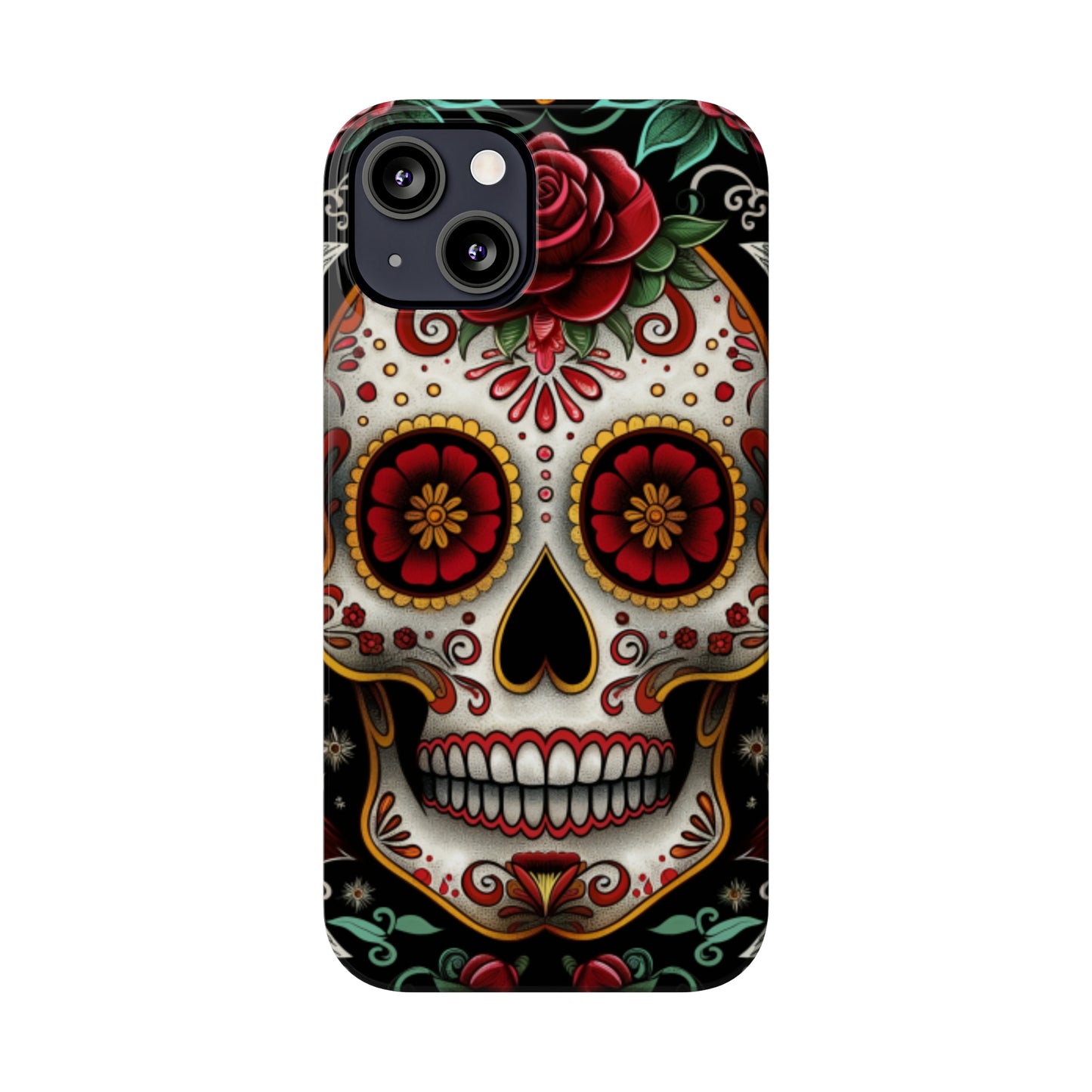 Slim Phone Cases - Sugar Skulls