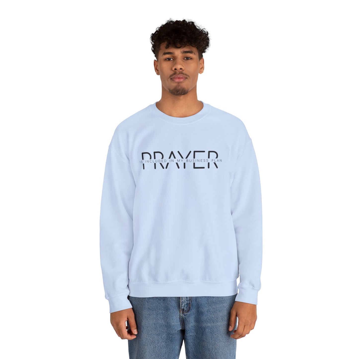 Unisex Heavy Blend™ Crewneck Sweatshirt - Prayer is included on my business plan