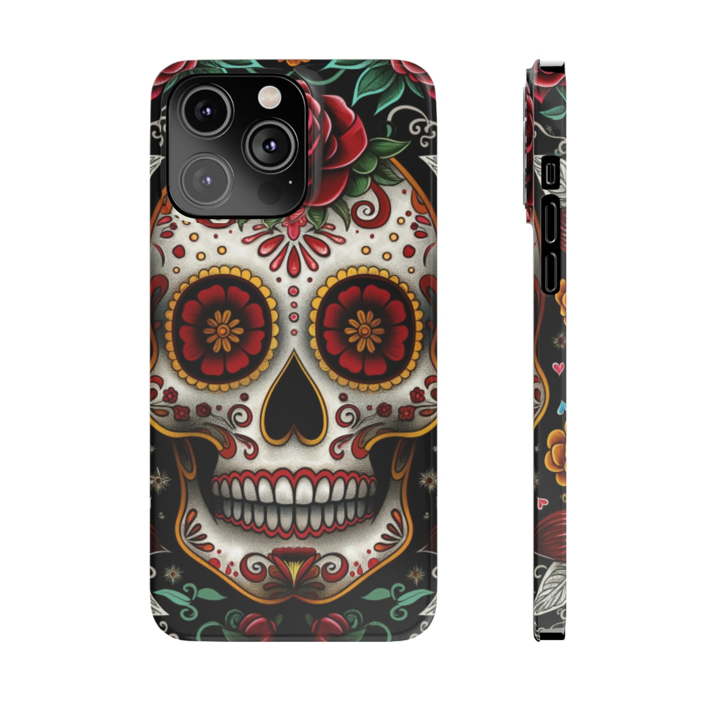 Slim Phone Cases - Sugar Skulls