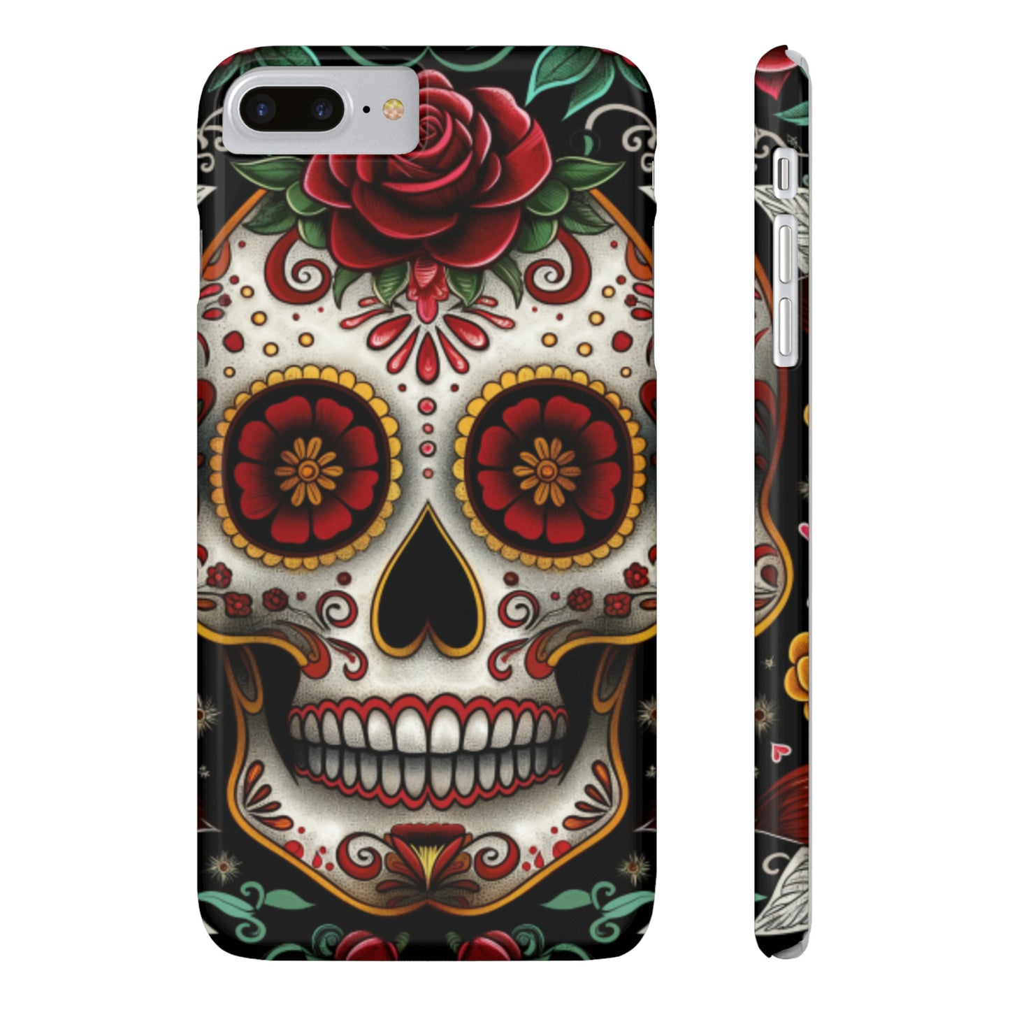 Slim Phone Cases - Sugar Skulls