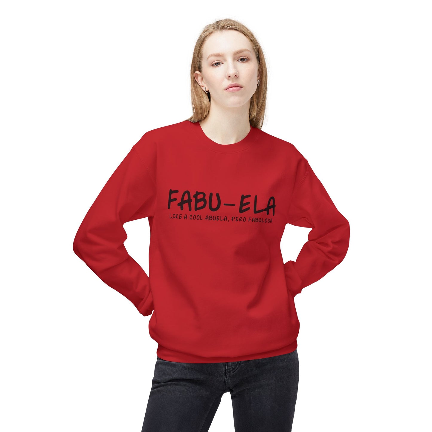 Unisex Midweight Softstyle Fleece Crewneck Sweatshirt - FABUELA