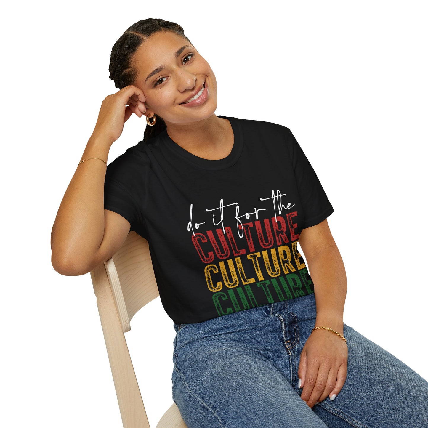 Unisex Softstyle T-Shirt: "Do It For The Culture" - Vibrant Cultural Statement Tee