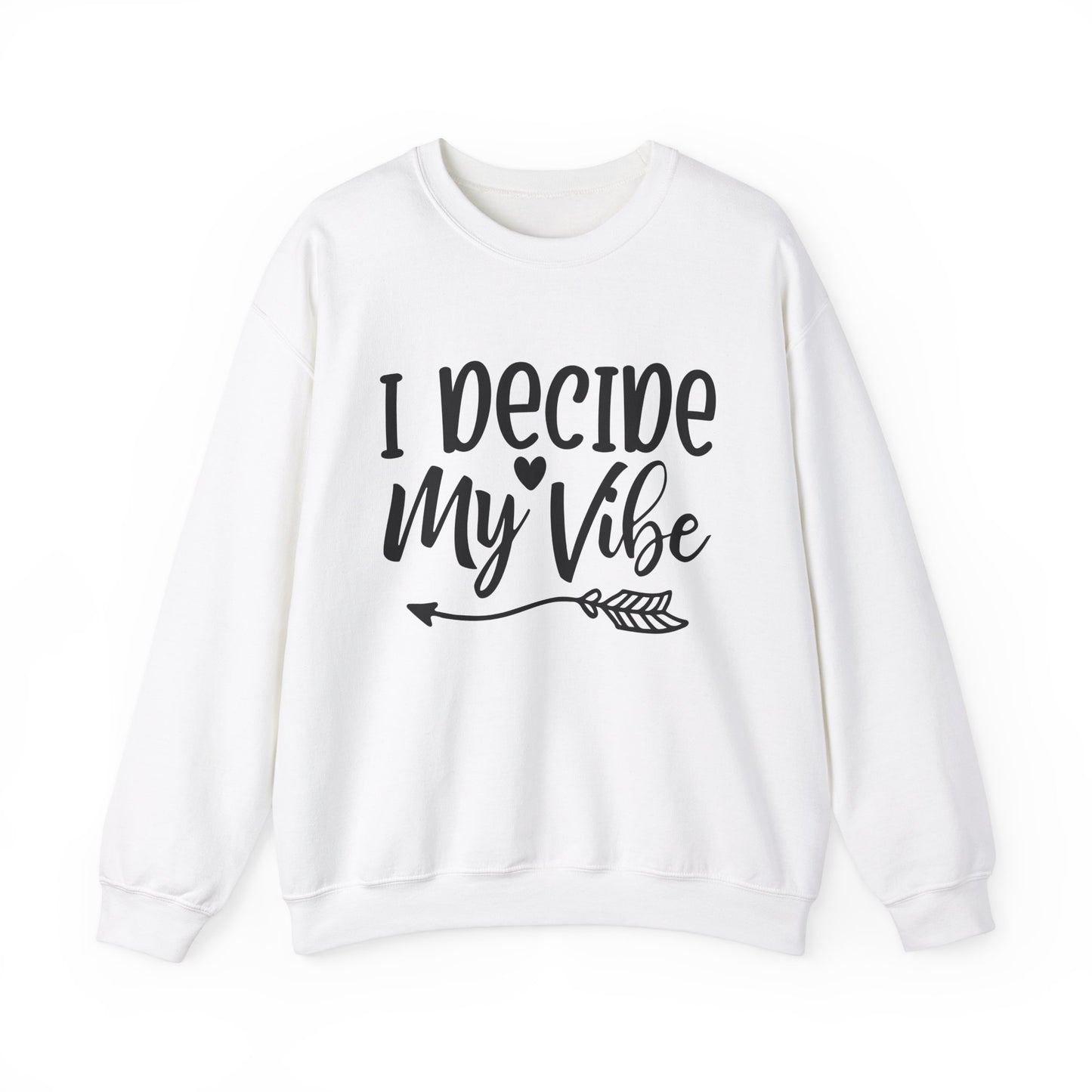 I decide my vibe. Unisex Heavy Blend™ Crewneck Sweatshirt