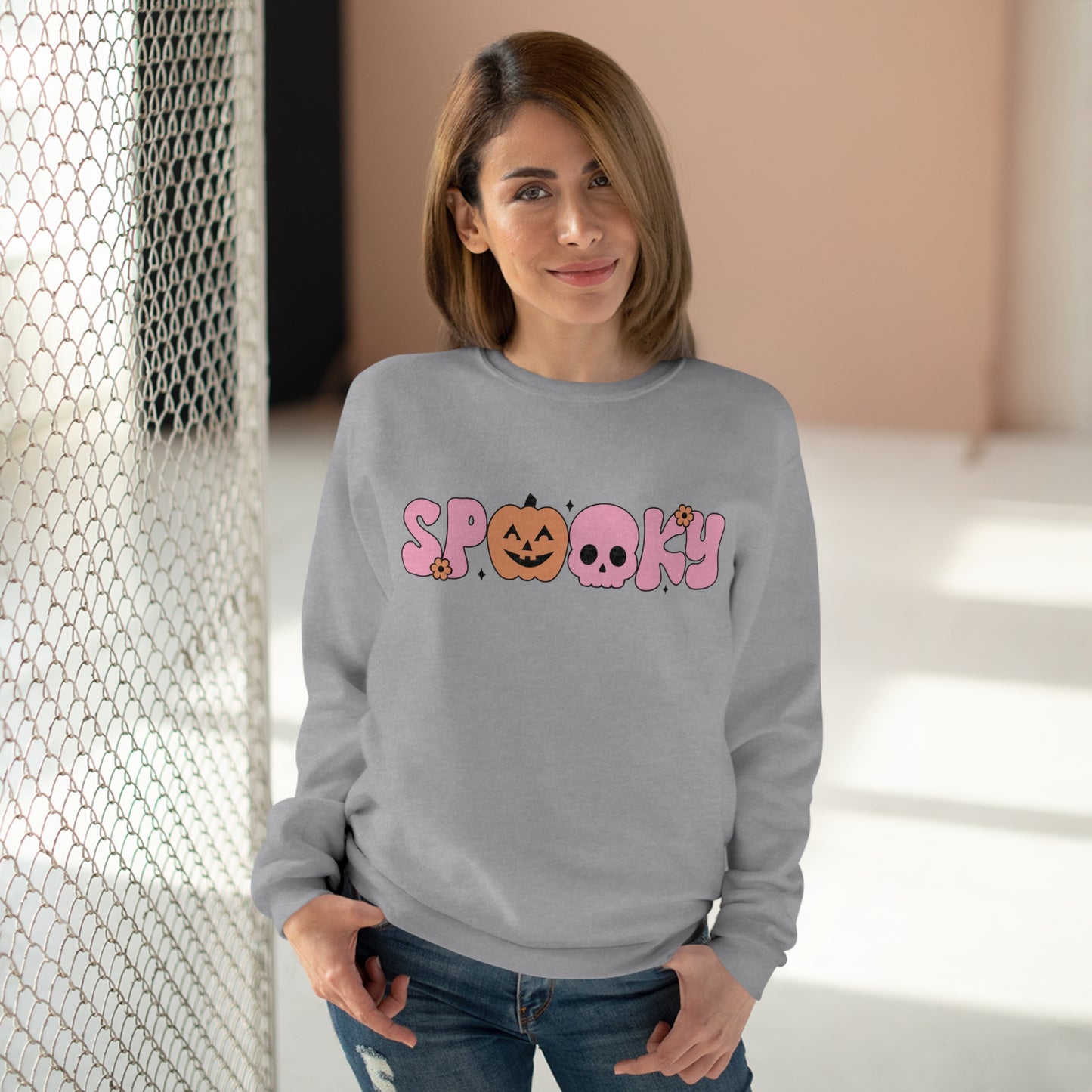 Unisex Crew Neck Sweatshirt (EU) - Spooky