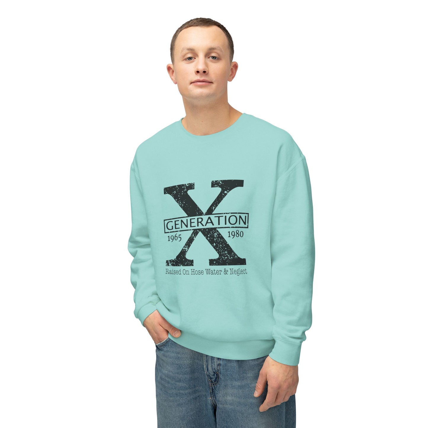 Unisex Lightweight Crewneck Sweatshirt - Gen X