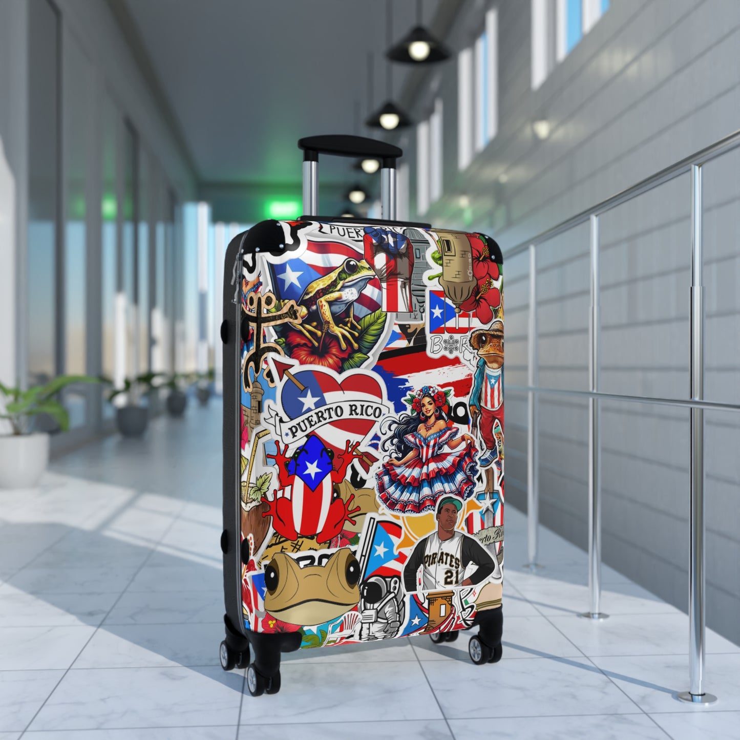 Suitcase - Puerto Rico Pride Luggage