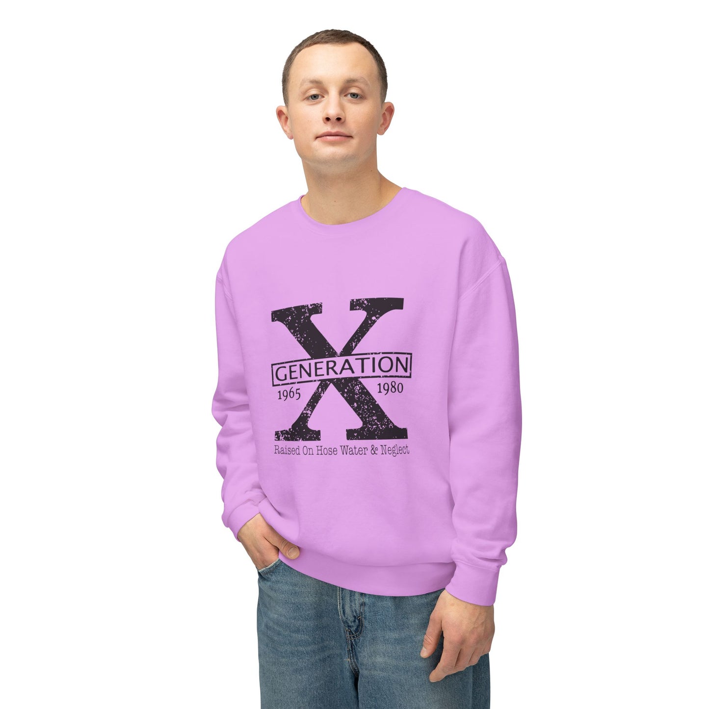 Unisex Lightweight Crewneck Sweatshirt - Gen X