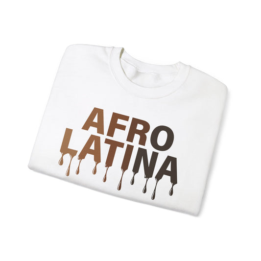 Afro Latina Pride Crewneck Sweatshirt - Unisex Heavy Blend™