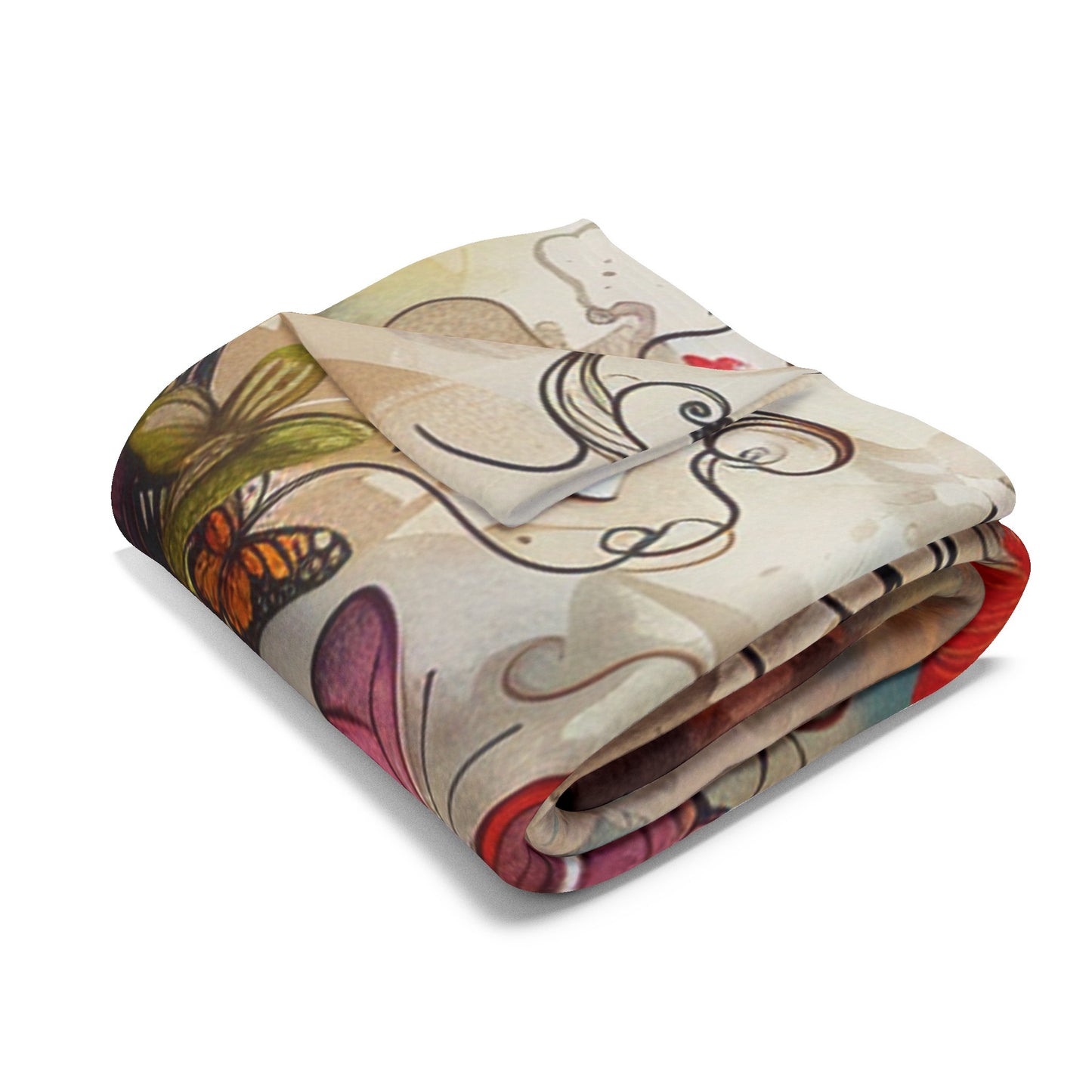 Arctic Fleece Blanket - Beautiful Woman