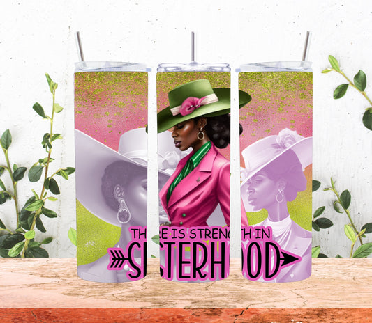 5 PNG Bundle - Strength in Sisterhood - Straight Sublimation Tumbler Wraps (5 wraps)